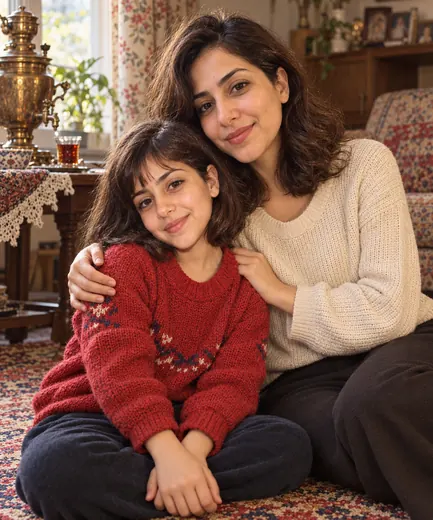 Me and my younger self · Childhood home