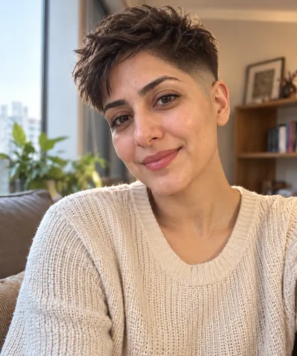 Hairstyle and color · Modern fade